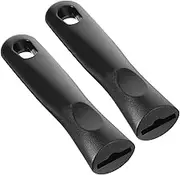 2Pcs Ergonomic Bakelite Pot Handle Replacement Scald Design for Cookware and Easy to Clean Kitchen Utensils for Frying Pans and Saucepans