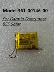 New Replacement Battery For Garmin Forerunner 955 Solar 361-00146-00 350mAh