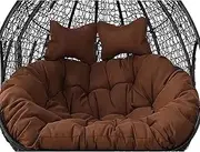 2 Seater Hammock Swing Chair Cushion Thick Waterproof Hanging Egg Chair Cushion for 2 People Removable Replacement Only