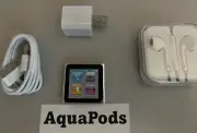 NEW-Apple iPod Nano 6th Generation Silver Color (16GB) -NEW