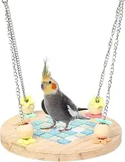 Bird Hammock, Bird Hammock With Cooling Pad, Removable Bed Swing, Hammock Bird Cage, Hammock Swing Hanging Bed, Bite Resistant Cage Toy For Conure Canary Lovebirds Cockatiel Resting Playing Calming