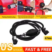 5/16" Marine Boat Motor Fuel Gas Hose Line Assembly with Primer Bulb