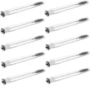Generic Longest Volume Lash Brush Set 10pcs Eyelash Wands with Tube for Women Makeup