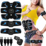 Ems Muscle Stimulation Belt Electric Abs Stimulator Trainer Abdominal Exerciser Toning Belts Fitness Gym Workout