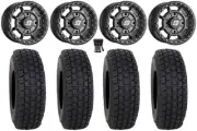 Sedona Rift 15x7 Wheels Bk 32" RX600 Tires Polaris RZR XP 1000 / PRO XP