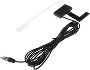 SING F LTD Car DAB Digital Radio Aerial Car Radio Amplified Digital Glass Mount Antenna DIN Adapter with 3m Extension Cable Compatible with Sony Car Audio