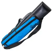 Paititi Brand New C Flute Hard Case Cover w Side Pocket/Handle/Strap Blue