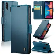 CaseMe Samsung Galaxy A30 Folio Wallet Case Cover Side Closure A305 [Blue]