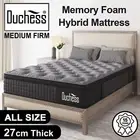 Duchess Mattress Queen Double King Single COOL GEL Memory Foam Pocket Spring