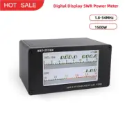 MAT-S1500 Digital Display SWR Power Meter 1.8-54MHz 1500W RF Power Meter f/Radio