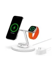 MagSafe Charger, 3-in-1 Wireless Charging Stand, 2ND GEN, White 3 in 1 Stand