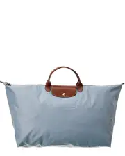 Longchamp Le Pliage Original Medium Canvas & Leather Travel Bag NoSize Grey