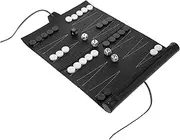 JOINPAYA 1 Set Travel-Friendly Pu Backgammon Mat International Chess Mat Backgammon Supply Chess Game Part Game Supply Chess Board