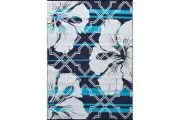 VW Rugs 21A4 Alfresco Reversible Outdoor Mat (Blue/White) - 120x170cm