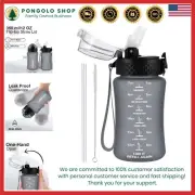 Kids Water Bottle BPA Free Tritan 12oz Leakproof with Straw and Handles