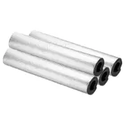 4Pcs 1.3Ft 1-1/2"(38mm) ID 3-1/16"(78mm) OD Pipe Insulation Foam Tube