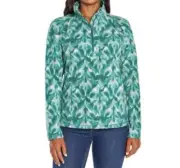 Eddie Bauer Women's Long Sleeve Polar Fleece Quarter Zip Pullover XS