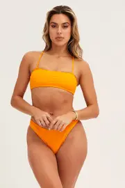 Orange Bikini Two Piece - Size L, Women's Bikini