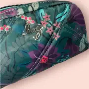 Lug Bobsled XL Whimsy Green Floral Eyeglass Glasses Case (NWT) Purple Pink
