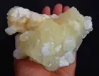 SUPERB CALCITE WITH APOPHYLLITE CLUSTERS ON BASE # 0478