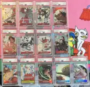 PSA 10 2023 One Piece TCG Gift Collection Full 13 Card Sequential Set