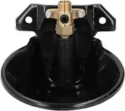 Sheep Automatic Water Drinking Bowl, Steel Goat Waterer Farm Feeding Water Bowl, Waterer Dispenser with Copper Valve for Livestock