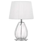 Veana Table Lamp Chrome Ivory | Telbix Lighting
