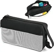 Equipment Bag, Paddles and Balls Storage, Sports Gym Paddle Case, 42x21.6x10.2cm Smooth Zipper, Mesh Pocket, Adjustable Shoulder Strap, Unisex, Ideal for Travel