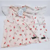 在飛比找蝦皮購物優惠-日本空運進口現貨☆╮西松屋 甜蜜草莓櫻桃款女童 無袖上衣 9