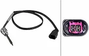 HELLA 6PT 010 376-741 Sensor, Exhaust Gas Temperature – 2-Pin – Screwed – Cable: 470 mm