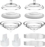 BALIME Breast Pump Parts Compatible with Spectra S1/S2/9 Plus, Duckbill Valves, Backflow Protector Membrane and Tubes (Not Original Spectra Accessories)
