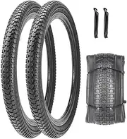 SIMEIQI 2 Pack 20x2.125 / 26x2.1/27.5x2.125 / 29x1.95 Inch Bike Tire MTB Mountain Bike Tire Foldable Replacement Bicycle Tire