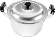 Aluminum Cooking Pot Large Capacity Saucepan Double Handles Rice Pot Easy to Use