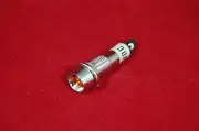 5 Pcs 120V AC Panel Cutout 8mm Metal Blue LED Indication Signal Pilot Lights