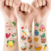 BUXIUGAN Easter Temporary Tattoos Kids 140+ Pcs,Temporary Tattoos 12 Sheets East