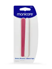 Manicare Emery Boards Coarse/Fine 120mm 8pk