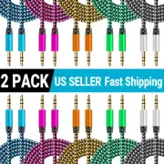 3.5 mm Male to Male Aux Cord Stereo Audio Cable Adapter for PC iPod CAR iPhone