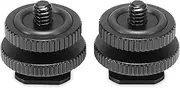 SMALLRIG Tripod Mount Screw to Flash Hot Shoe Mount Adapter Monitor Bracket for Camera and Monitor, Pack of 2-1631
