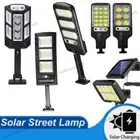 LED Solar Flood Light Motion Sensor Security Wall Street Yard Outdoor Wall Lamp