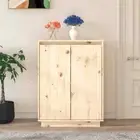 vidaXL Shoe Cabinet 60x35x80 cm Solid Wood Pine HEE