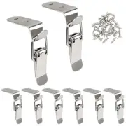 8 Pcs Stainless Steel 90 Degree Spring Toggle Lock Generic Latch with