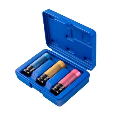 KINCROME 3 Piece 1/2" Drive METRIC Wheel Nut Deep Super Impact Socket Set K2179