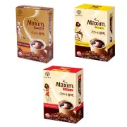 Korean Instant Coffee Mix Maxim Soft Black Mix 100 Sticks Original Mocha Arabica