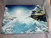 Zelda TEARS of KINGDOM STEEL POSTER from TOTK Collector's Edition Switch NEW!