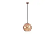 TUILE Pendant Lamp Light Interior ES Champagne Gold Embossed Tiled Wine Glass OD300mm