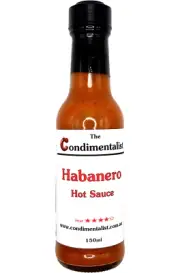 Habanero Hot Sauce 150ml, The Condimentalist. Sensational spicy, chilli sauce.
