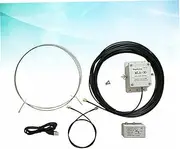 30 Ring Antenna Set Low Noise Active Receiving Antenna for Medium Wave Stainless Steel Construction 8-Shaped Pattern Easy Installation