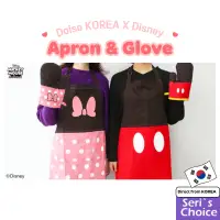 在飛比找蝦皮購物優惠-韓國大創Disney迪士尼系列米奇 米奇米妮 圍裙 隔熱手套
