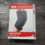 McDavid Knee Support XL Sorbothane Pad High Performance Neoprene Black New