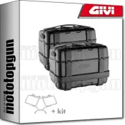 GIVI SIDE-CASE HOLDER + TREKKER TRK46BPACK2 HONDA AFRICA TWIN 750 2000 00
